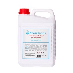 Gel de Maini Dezinfectant Antibacterian FREEHANDS, 5 L, Aloe/ Vitamina E, Bidon Gel Antibacterian, Gel Dezinfectant pentru Maini, Geluri Antibacteriene 5 L, Geluri Dezinfectante, Geluri pentru Dezinfectarea Mainilor, Geluri pentru Curatarea Mainilor