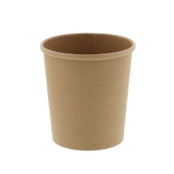 Bol din Carton 16 OZ pentru Supa, Capacitate 473 ml, 50 Buc/Set, Boluri din Carton Natur pentru Supa, Bol din Carton pentru Paste, Boluri din Carton de Unica Folosinta, Boluri din Carton pentru Inghetata, Boluri din Carton pentru Catering