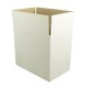 Set 50 Cutii Clasice, 300x190x275 mm, Carton CO3 Alb/Natur