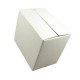 Set 50 Cutii Clasice, 260x180x300 mm, Carton CO5 Alb/Natur