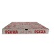 Set 100 Cutii Pizza Corolla Packaging, 24x3.5x24 cm, Model Pizza Fresh & Tasty, Alb