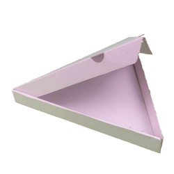 Set 100 Cutii Pizza Triunghiulare, 260x230x40 mm, Carton Alb