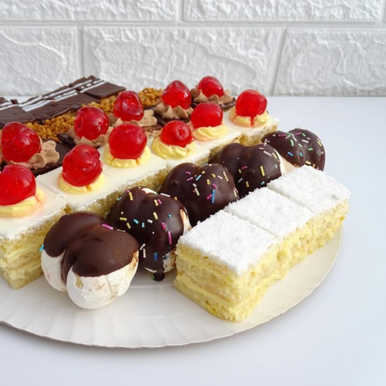 Set 100 Farfurii R4, 330 mm, Carton Duplex Alb Plastifiat, 550 g/m²