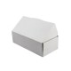 Set 100 Cutii cu Autoformare, 200x105x60 mm, Carton Alb/Natur