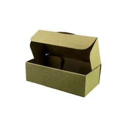 Set 100 Cutii cu Autoformare, 260x170x70 mm, Carton Natur