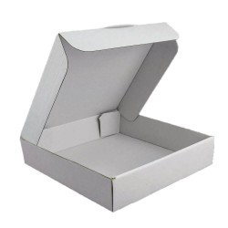 Set 100 Cutii pentru Pasca, 230x230x50 mm, cu Autoformare, Carton Alb