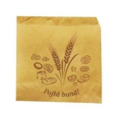 Coltare din Hartie Natur Imprimate pentru Covrigi, 15X15 cm, 2000 Buc/Bax, pentru Simigerie