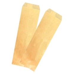 Pungi pentru Tacamuri Natur 8x24 cm, 2000 Buc/Bax, 40 g/m², Pungi Hartie Maro Neimprimata, Pungi din Hartie Kraft Natur, Pungi Tacamuri, Pungi pentru Tacamuri, Pungi de Tacamuri, Pungi din Hartie pentru Tacamuri