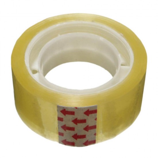 Banda Adeziva MILAN, 19mm x 66m, Transparenta, Banda Adeziva Transparenta pentru Birou, Banda Scotch pentru Birou, Banda Scotch, Scotch pentru Birou, Banda Adeziva pentru Hartie si Carton, Articole Papetarie