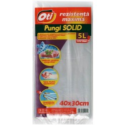  Set 100 Pungi Alimentare OTI SOLID 3 Kg, 300x400 mm, Pungi LDPE pentru Alimente, Pungi Alimentare pentru Congelator, Pungi pentru Congelarea Alimentelor, Pungi din Plastic pentru Alimente, Pungi pentru Pastrarea Alimentelor la Rece