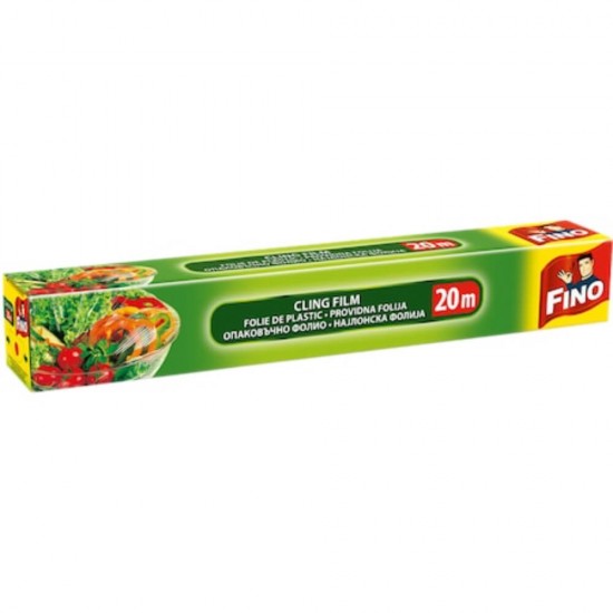 Folie Plastic FINO, Etansare Perfecta, 20 m, Folie de Plastic pentru Alimente, Folie Alimentara din Plastic, Folie Alimentara, Folie de Plastic pentru Etansare, Folie Alimentarea Transparenta, Folie de Plastic pentru Alimente