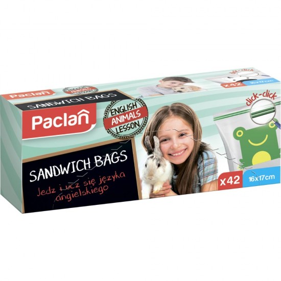Set 42 Pungi cu Zip PACLAN, 1L, 16x17 cm, Set Pungi Plastic cu Inchidere, Pungi Resigilabile cu Zip, Set Pungi Transparente cu Zip, Set Pungi cu Zip, Pungi Alimente cu Zip, Pungi Alimente cu Inchidere