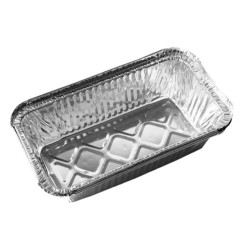 Tavite Aluminiu, 1200 ml, 3 Buc/Set, 220x110x70 mm, pentru Chec, Tavite Aluminiu de Unica Folosinta, Tavite Aluminiu pentru Chec, Forme din Aluminiu pentru Chec, Forma din Aluminiu pentru Copt Chec, Vesela Unica Folosinta