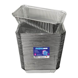 Tavite Aluminiu, 1300 ml, 100 Buc/Set, 255x128x79 mm, pentru Cozonac, Tavite Aluminiu de Unica Folosinta, Tavite Aluminiu pentru Cozonac, Forme din Aluminiu pentru Cozonaci, Forma din Aluminiu pentru Copt Cozonaci, Vesela Unica Folosinta