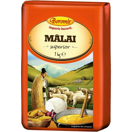 Malai Superior Boromir, 1 kg, Faina de Porumb, Malai Boromir, Malai pentru Gatit, Malai Mancare, Faina de Malai, Malai Faina, Faina Mamaliga, Malai Mamaliga, Malai de Mamaliga, Malai Fin, Malai Porumb, Malai din Porumb, Malai Macinat