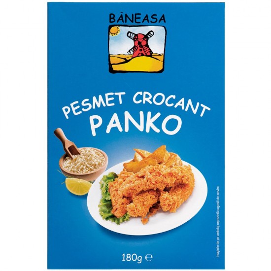 Pesmet Crocant Panko Baneasa, 180 g, Pesmet, Pesmet Panko pentru Gatit, Pesmet Panko din Paine, Pesmet Panko Paine Uscata, Pesmet Panko din Paine Alba, Pesmet Panko pentru Gatit