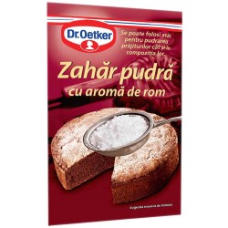 Zahar Pudra cu Aroma de Rom Dr.Oetker, 50g, Zahar, Zahar Pudra, Zahar cu Rom, Zahar cu Aroma, Zahar Pudra cu Aroma, Zahar cu Aroma de Rom Dr.Oetker, Zahar Pudra la Plic, Zahar Pudra Decor, Zahar Pudra pentru Decor