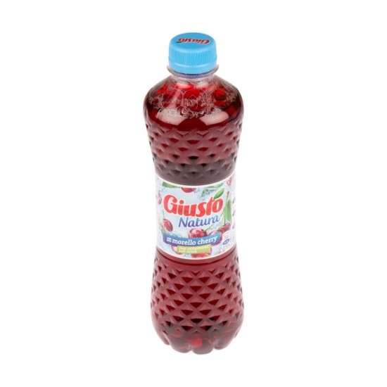 Bax 12 Buc Bautura Racoritoare Giusto Natura, cu Suc de Visine, 500 ml, Suc Fara Acid, Suc Giusto, Suc de Visine Giusto, Suc Giusto Natura, Suc 0.5 l, Sticla de Suc de Visine, Sticla de Suc