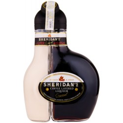  Lichior Cafea Sheridan's, 1L, 15.5% Alcool, Lichior Sheridan’s Cafea, Sheridan’s Lichior Cafea, Lichior Dulce, Lichior de Cafea Dulce, Bauturi Alcoolice, Bautura Alcoolica, Lichior Sheridans, Lichior in Doua Culori, Lichior Bicolor, Lichior de Ciocolata