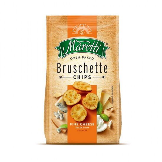 Bruschette Maretti cu Aroma de Branza, 70 g, Bruschette Italienesti, Bruschette Branza, Bruschette cu Branza, Bruschette Mix de Branza, Bruschetta Italieneasca, Rondele Maretti, Rondele Coapte