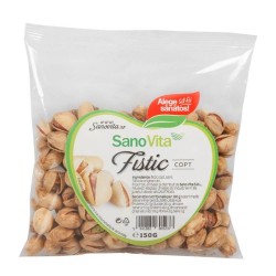 Fistic Copt si Sarat Sano Vita, 150 g, Fistic la Punga, Fistic In Coaja, Miez de Fistic, Miezi de Fistic, Fistic Alune, Alune Fistic, Fistic cu Coaja, Fistic Bio, Fistic Eco, Fistic Sano Vita, Fistic Sarat, Fistic cu Sare, Punga de Fistic, Fistic Ambalat
