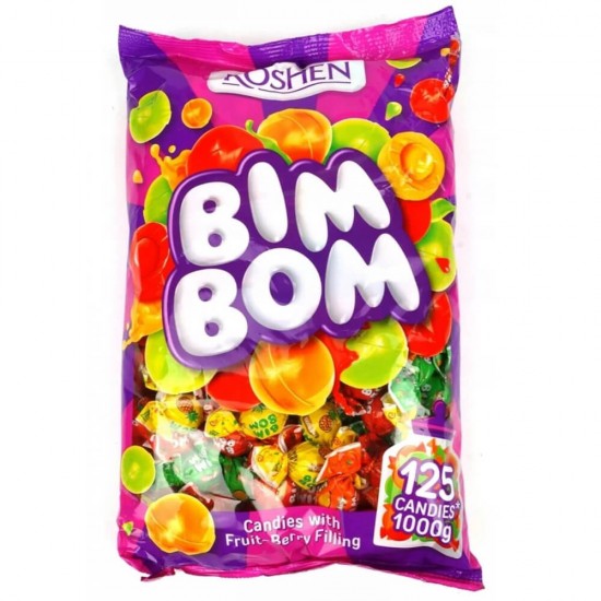 Bomboane cu Umplutura de Fructe Roshen Bim-Bom, 1Kg, Diverse Arome, Bomboane Roshen, Bomboane cu Umplutura, Bomboane cu Aroma, Bomboane cu Fructe, Roshen Bomboane, Roshen Bomboane cu Umplutura, Bomboane cu Umplutura de Fructe, Bomboane Roshen Fructe 