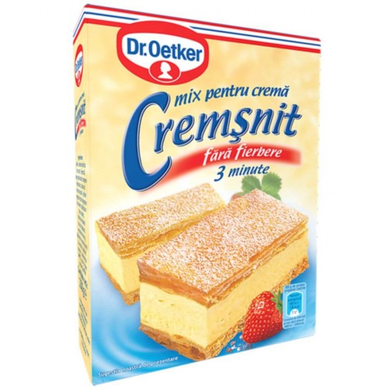 Mix Crema pentru Cremsnit Dr. Oetker, 230 g, Mixuri Creme pentru Prajituri Cremsnit Dr. Oetker, Mix Creme pentru Preparat Cremsnit Dr Oetker, Dr. Oetker Amestec Crema Cremsnit, Mix pentru Crema Cremsnit, Mix pentru Crema Cremes