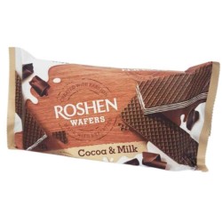Napolitane Roshen, 216 g, Crema Cacao si Lapte, Napolitane, Roshen Cocoa and Milk  Napolitane Cacao, Napolitane Roshen Cacao si Lapte 216 g, Dulciuri, Napolitane cu Crema Lapte, Napolitane Umplutura Cacao, Roshen Cocoa and Milk Napolitane Cacao si Lapte