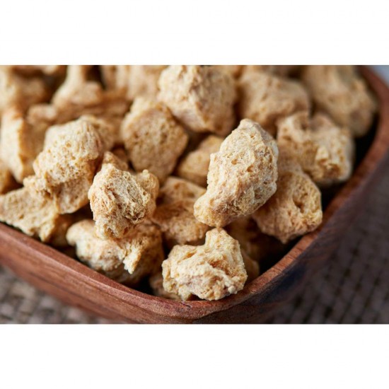 Cuburi Vegetale Sano Vita, 300 g, Cub Vegetal, Cub Soia, Cuburi Soia, Snitel Soia, Snitele Soia, Cub din Soia, Cuburi din Soia, Cuburi Texturate din Soia, Snitele Texturate de Soia, Cub Texturat Vegetal, Cub Inlocuitor de Carne