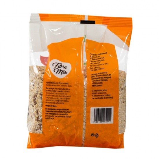 Fibre Mix Sano Vita, 200 g, Amestec de Fibre, Fibre pentru Digestie, Supliment Fibre Digestie, Supliment cu Fibre, Amestec Fibre, Mix de Fibre, Mix Fibre, Fibre Digestie, Amestec cu Fibre, Fibre Sano Vita, Fibre Tranzit Intestinal, Amestec de Tarate