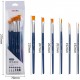 Set 6 Pensule, Deli, Par Sintetic, Diverse Dimensiuni si Forme, Pensule Par Sintetic Deli, Set de Pensule Deli, Pensule Sintetice Deli,  Accesorii Pentru Pictura