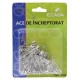 Set 100 Ace Metalice de Siguranta ECADA, 3 cm, Ace Nichelate de Siguranta, Ace de Incheptorat, Set Ace de Siguranta, Bolduri de Siguranta, Agrafe de Siguranta, Ace de Prins Hartii, Ace de Siguranta Croitorie