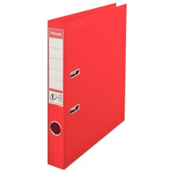 Biblioraft A4 Esselte, Plastifiat, Standard, 5 cm Latime, Rosu Vivida, Biblioraft Plastifiat Esselte, Biblioraft Standard Esselte, Biblioraft 5 cm Latime Esselte, Biblioraft Plastifiat Standard, Biblioraft Standard Plastifiat Esselte