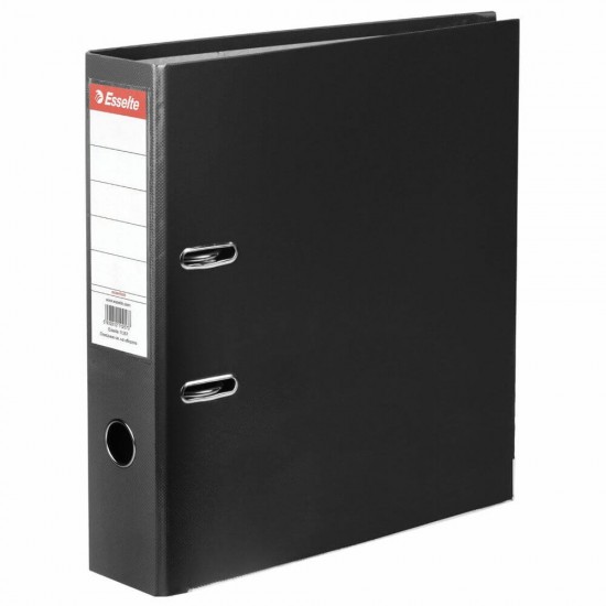 Biblioraft A4 Esselte Economy, Plastifiat, Negru, 7.5 cm Latime, Biblioraft Plastifiat Esselte, Biblioraft Economic Esselte, Biblioraft 7.5 cm Latime Esselte, Biblioraft Plastifiat Economic, Biblioraft Economic Plastifiat Esselte, Organizator Documente