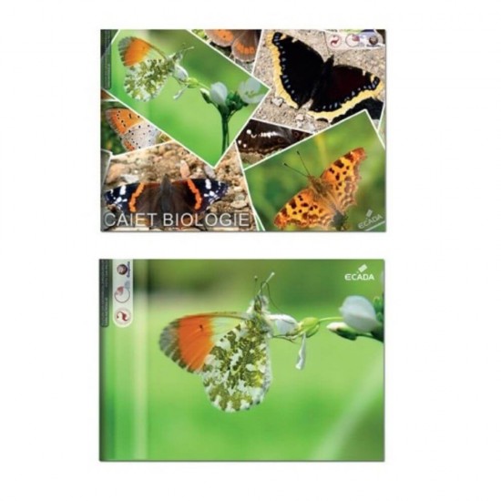 Set 20 Caiete Biologie ECADA, 24 File, 17x24 cm, Coperta Policromie, Caiet Biologie, Caiete Scolare Biologie, Caiete de Biologie, Set Caiete Biologie, Caiet Dictando Biologie, Caiete Ecada Biologie, Caiet Biologie 24 de File, Caiet Bio