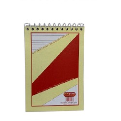 Set 10 Bloc Notes A6, Dictando, 60 File cu Spira Metalica, Hartie Offset 55 g/m², Caiet de Notite,Carnel Birou, Rechizite Scolare, Carnetele Scoala