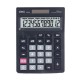 Calculator de Birou Deli Smart, 12 Digits, 205x132x35 mm, Alimentare Duala, Corp din Plastic Negru, Calculatoare Birou, Calculator 12 Digits, Calculator 12 DG de Buzunar, Calculator de Birou Deli, Calculatoare Buzunar, Calculator Portabil