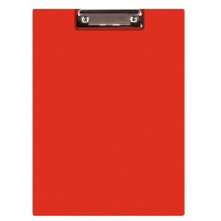 Clipboard Q-CONNECT A4 Dublu cu Buzunar, 230x350mm, Carton Plastifiat si Clip de Prindere Metalic, Capacitate 50 Coli, Culoare Rosie, Clipboarduri Duble, Accesorii Documente, Articole Birou, Suporturi de Scris