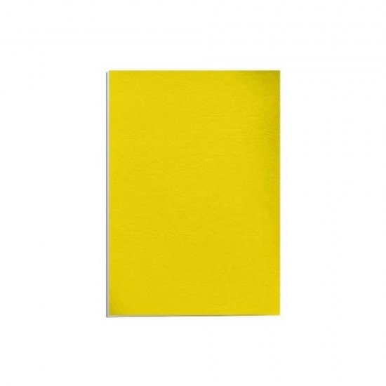 Set 100 Coperti Indosariere A4 Fellowes, Carton, 250 g/m², Galben, Coperta A4 Indosariere, Coperta A4 Indosariat, Coperta pentru Indosariat, Coperti pentru Indosariat, Coperti Carton Indosariere, Coperti din Carton pentru Indosariat