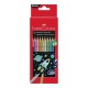 Set 10 Creioane Colorate Metalizate Faber Castell Eco, Hexagonale, Set Creioane Metalizate Faber Castell Eco, Set Creioane Coloreate Metalizate Faber Castell Eco, Set Creioane Culori Metalice Faber Castell, Creioane Faber Castell Eco