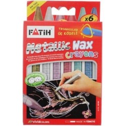 Set 6 Creioane Cerate FATIH, 6 Culori Diferite, Corp Triunghiular, Creioane Colorate Cerate, Creioane Colorate, Creioane FATIH, Set Creioane Colorate, Creion Colorat, Creioane Scoala, Creioane Desen