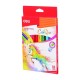 Set 18 Creioane Color DELI ColoRun, Corp Triunghiular, Set Creioane Colorate, Creioane Colorate, Creioane pentru Desen, Creioane Colorate pentru Scolari, Creioane de Colorat, Creioane Pastel, Rechizite Scolare