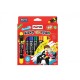 Set 6 Creioane Gel FATIH, 6 Culori, Corp din Plastic cu Rasucire, Creioane Gel Colorate, Creioane Colorate FATIH, Creion cu Gel, Set Creioane Colorate, Creion Colorat, Creioane Scoala, Creioane Desen