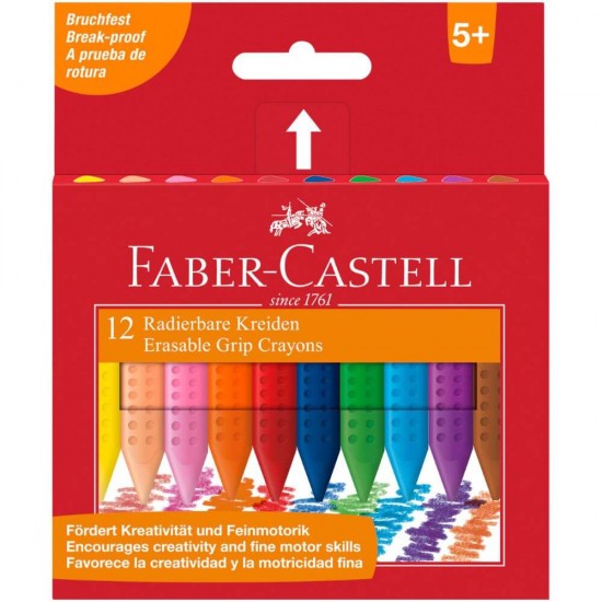 Set 12 Creioane Colorate Faber-Castell Grip, Diverse Culori, Creioane Colorate Faber Castell Grip, Creioane Colorate, Creioane Set, Set Creioane Colorate, Creion Colorat, Creioane Scoala, Creioane Desen, Creioane Colorate pentru Desen