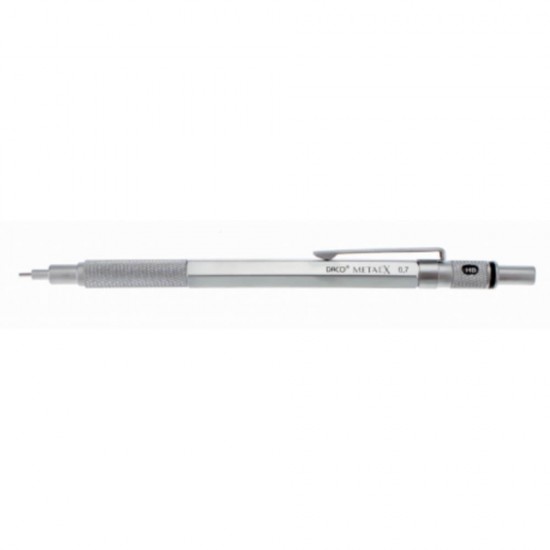 Creion Mecanic MetaIX Daco, Mina 0.7 mm, Gri, Creion Mecanic Daco, Creioane Mecanice Daco, Creion Mecanic Gri, Creioane Mecanice Gri, Creion Grafica, Creioane Grafica, Creioane Scoala, Creioane pentru Scoala