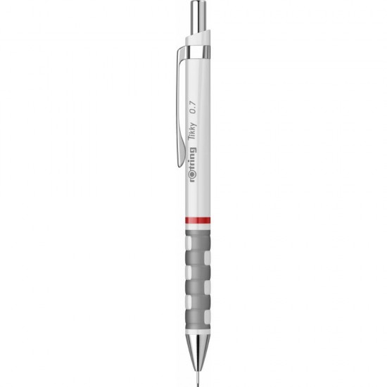Creion Mecanic ROTRING Tikky III, Mina 0.7 mm, Corp Plastic Alb, Creion Mecanic Alb, Creion Mecanic, Creioane Mecanice, Creion Mecanic Rotring, Creion Mecanic cu Mina, Creioane Mecanice cu Mina, Creion Mecanic 0.7 mm, Creion Mecanic Plastic