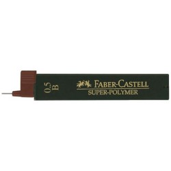 Mina Creion Mecanic Faber – Castell Super – Polymer, Mina 0.5 mm, B, Mina pentru Creion, Mina de Tip B, Mine pentru Creioane, Mine Faber-Castell, Mina Creion Rezistenta, Mine Creion Mecanic Ieftine, Mina pentru Creion