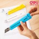 Cutter Mare Deli, Modern, cu Sina si Protectie, Albastru, Cutter Deli, Cutter cu Sina, Cutter cu Protectie, Cutter cu Sina si Protectie, Cutter Modern, Cutter Elegant, Cutter Albastru, Cuttere Mari, Cuttere Deli, Cutit Utilitar, Cutite Utilitare