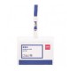 Ecuson Orizontal cu Clips Deli, 102x91 mm, Snur Textil, Ecuson Orizontal, Ecuson Deli, Ecuson Orizontal Deli, Ecuson cu Snur, Ecuson cu Snur Textil, Ecuson cu Snur Deli, Ecuson cu Clips Deli, Ecuson Orizontal 