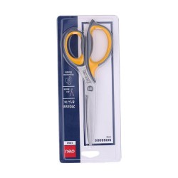 Foarfeca de Birou cu Grip Deli, 21 cm, Galben, Material Otel Inoxidabil, Foarfece, Foarfece Scoala, Foarfeca, Foarfece pentru Casa, Foarfeca Universala, Foarfeca de Birou, Foarfeca pentru Hartie si Carton
